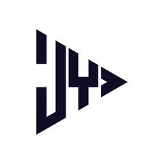 triangle letter logo design