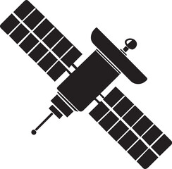 Satellite vector icon illustration