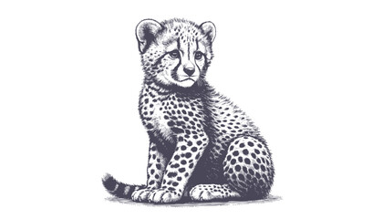 Cheetah vector