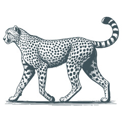 Cheetah vector