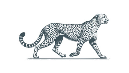 Cheetah vector