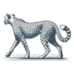 Cheetah vector
