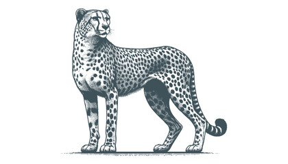 Cheetah vector