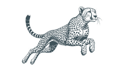Cheetah vector