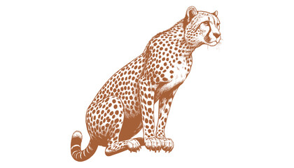 Cheetah vector