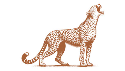 Cheetah vector