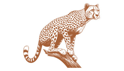 Cheetah vector