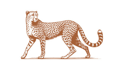 Cheetah vector