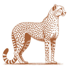 Cheetah vector
