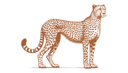 Cheetah vector