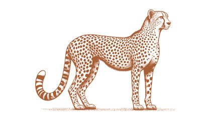 Cheetah vector