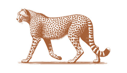 Cheetah vector