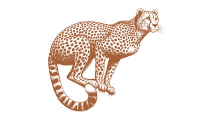 Cheetah vector