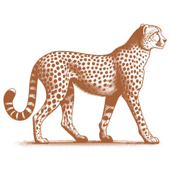 Cheetah vector