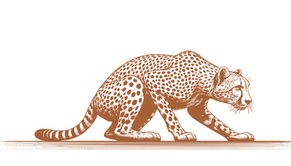 Cheetah vector