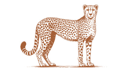 Cheetah vector