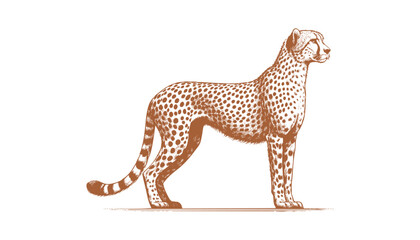 Cheetah vector