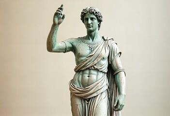 Fototapeta premium Statue of an actor, high quality