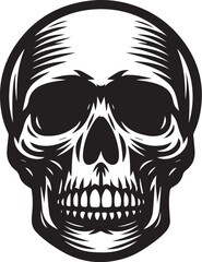 skull death flat vector icon