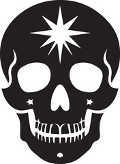skull death flat vector icon