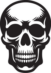 skull death flat vector icon