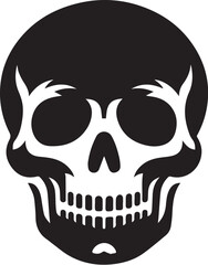 skull death flat vector icon
