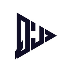 triangle letter logo design