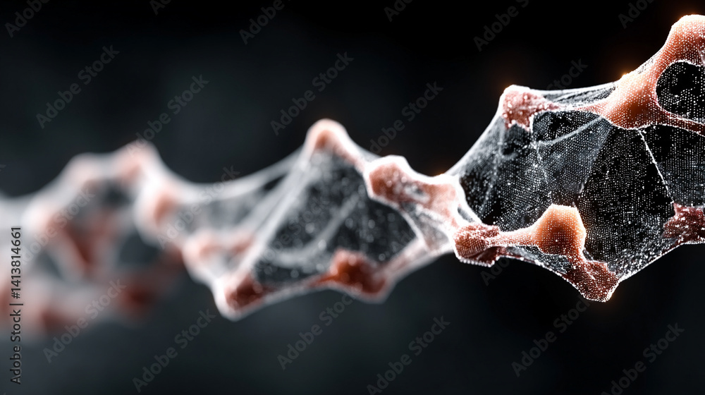 Aufkleber futuristic digital interface with glowing ai hologram symbolizing the evolution of artificial intell