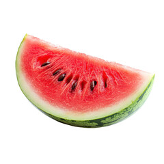 Fresh half watermelon on a white background perfect for summer fruit dishes and refreshing snacks, half watermelonisolated on white background