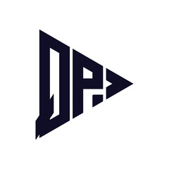 triangle letter logo design