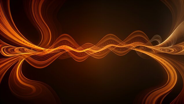 Elegant Featuring Dynamic, abstract representation of coffee steam.