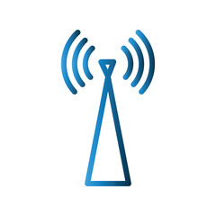 Signal Tower icon design template