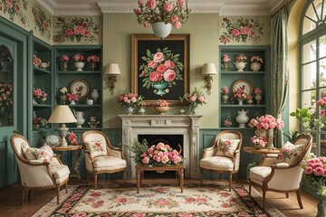 Timeless Garden Floral Decor Imagery with Vintage Inspiration
