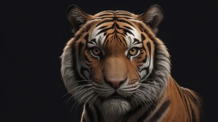 portrait of a tiger