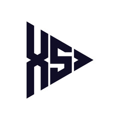 triangle letter logo design