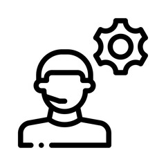help desk line icon