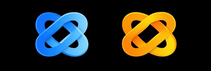 Intertwined, Interconnected Logos