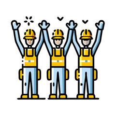 Joyful Factory Team Illustration