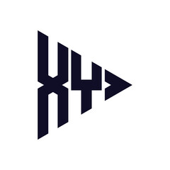 triangle letter logo design