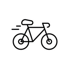 Fototapeta premium Cycling icon vector stock illustration