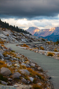 Mt. Baker Ski Area and Artists Point area, Washington State, USA