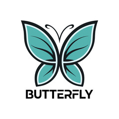 Modern Colorful Butterfly Logo with Gradient Wings