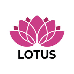 A lotus and flower logo
