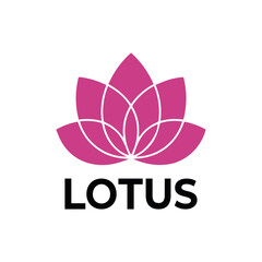 A lotus and flower logo