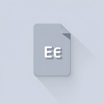 aep file flat icon