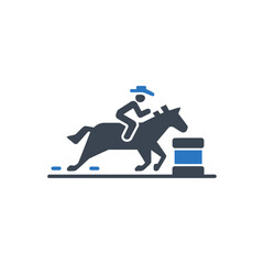 Barrel Racing Action icon