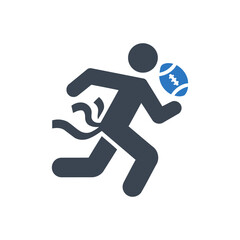 Football Run Icon