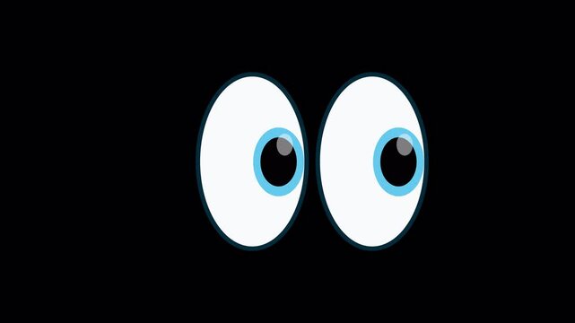 Cartoon eyes clipart design illustration