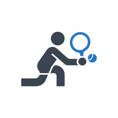 Tennis Serve Icon