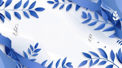 Obraz premium Greek National Day Banner Background: Looking Back on the Glorious Inheritance of Greek History with the Fluttering Banners